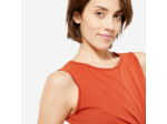 Crop top premium yoga terracotta