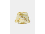 Chapeau reversible jaune et marron