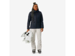 Doudoune de ski légère et chaude femme, 500 bleu noir