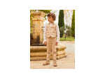 gilet beige sans manches pour garçons