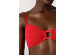 Brassière haut de maillot détail anneau
