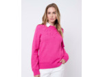 Pull épais uni FUCHSIA Femme