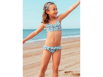 Maillot de bain deux pièces imprimé fleuri