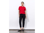 Gilet imprimé ROUGE Femme
