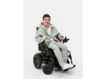 Sweat à capuche zippé adaptatif pour la position assise
