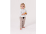 Sous pull à motif fleuri pour bébé fille