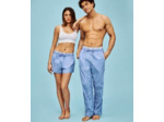 Pantalon en coton à rayures
