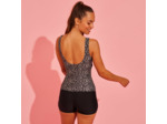 Maillot de Bain 1 Pièce Shorty Femme Doli Hari Noir