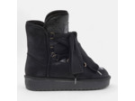 Boots à talon compensé Femme noir