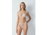 Tanga en tulle brodé