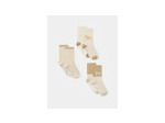 Lot de 3 paires de chaussettes unies ou rayées pour garçons