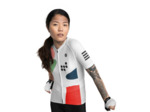 Maillot vélo manches courtes femme