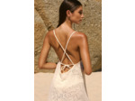 Robe longue dos nu avec coton,Robe longue dos nu avec coton;${refinementColor}