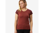 T-shirt de trek manches courtes en laine mérinos Femme - MT500