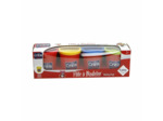 4 pots de pâte à modeler couleurs primaires
