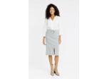 Jupe midi en coton viscose