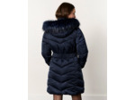 Doudoune mi-longue unie MARINE Femme