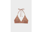 Triangle haut de maillot à motif