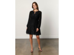 Robe courte unie NOIR