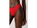 Brésilien high leg bas de maillot texturé