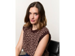 Pull fin à motifs MARRON Femme