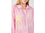 Robe chemise brodée en coton,Robe chemise brodée en coton;${refinementColor}