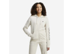 Sweat zippé imprimé Adidas femme - beige