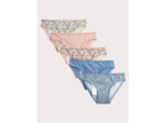 Lot de 5 culottes imprimées pour fille