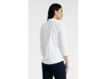 Chemise unie avec motif en gomme