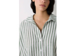 Chemise en lin rayée