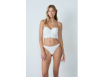 Soutien-gorge bustier coques fines avec broderies