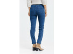 Pantalon en denim détails snaps et zip