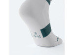 Chaussettes de tennis hautes artengo rs 300 motif bleu, vert et bleu lot de 4