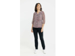 T-Shirt Cil Mao Mix Matiere