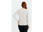 T-Shirt Sequins Manches Longues