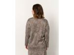 Top manches longues imprimé léopard CAMEL Femme