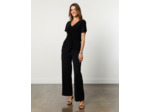 Top manches courtes uni NOIR Femme