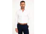 Chemise slim manches longues Microlos