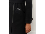 Manteau mi-longue uni NOIR Femme