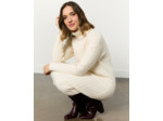 Robe courte unie ECRU
