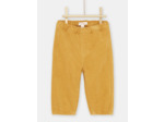 Pantalon en velours miel bébé garçon
