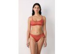 Bikini brésilien à nouer bas de maillot pailleté