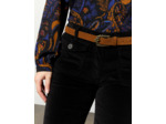 Ceinture fine 3 cm unie CAMEL Femme