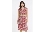 Robe chemise avec ceinture rafia