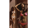 Bas de bikini taille haute avec découpe jambes