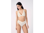 Triangle haut de maillot à pois