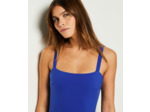 Maillot de bain 1 pièce gainant encolure carrée