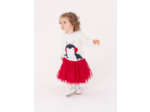 Jupe rouge pour bébé fille