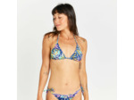 Haut de maillot de bain triangle femme - mae cuty bleu