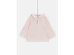 Blouse rose à animation fantaisie pour bébé fille